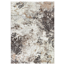 Brown & Cream Juna Power-Loomed Rug