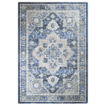 Blue Juna Power-Loomed Rug