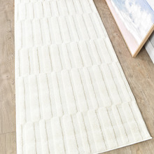 Cream Aries Contemporary Runner