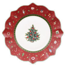 Red Toy's Delight 24cm Porcelain Dinner Plate
