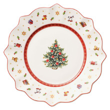 White Toy's Delight 24cm Porcelain Dinner Plate