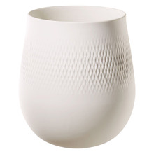 Collier Noir Carre Vase
