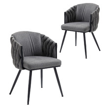 Ylona Linen Dining Chairs (Set of 2)