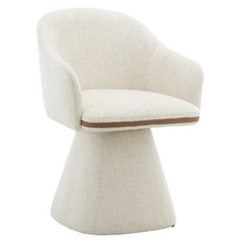 Melly Upholstered Swivel Dining Chair