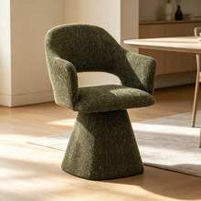 Cali Upholstered Swivel Dining Chair