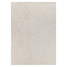 Beige Posy Labyrinth Wool & Cotton Rug