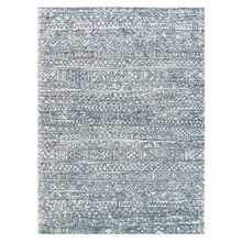 Blue Posy Inca Wool & Cotton Rug