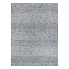 Steel Vittoria Hand-Knotted Wool-Blend Rug