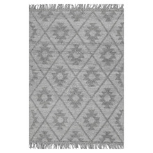 Marco Geometric I Hand-Knotted Wool-Blend Rug