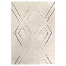 Cream Grey Liege II Power-Loomed Rug