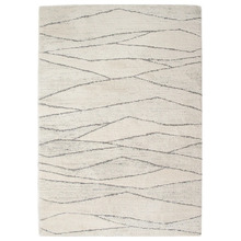 Cream Grey Lilly II Power-Loomed Rug