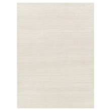 Ivory Zalia Hand-Loomed Wool-Blend Rug