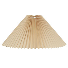 Sino Caramel Pleated Fabric Lamp Shade