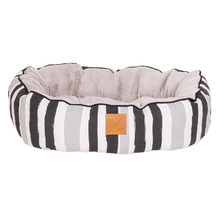 Pebble Black Brush Stroke 4 Seasons Dog Bed