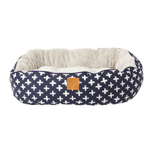 Navy Cross 4 Seasons Cotton Round Dog Bed