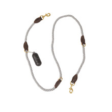 180cm Leather & Cotton Rope Dog Lead