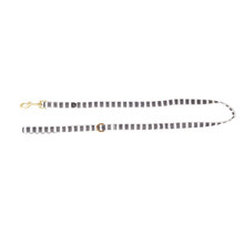 Charcoal Hamptons Stripe Classic Hemp Dog Lead
