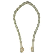 Weaved Cotton-Blend Magnetic Curtain Tieback