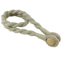 Weaved Cotton-Blend Magnetic Curtain Tieback