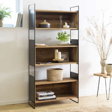 Ethan 3 Tier Recycled Pine Wood Shelving Unit
