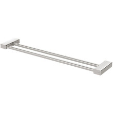 Lexi MKII Double Bar Vertical Brass Towel Rail