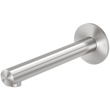 Vivid Slimline SS 180mm Wall Basin/Bath Spout