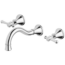 Nostalgia Lever Shepherds Crook Basin Bath Set 180mm