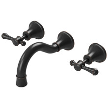 Nostalgia Lever Shepherds Crook Basin Bath Set 180mm