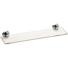 Round Radii Glass Bathroom Shelf
