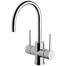 Vivid Slimline Twin Handle Kitchen Sink Mixer