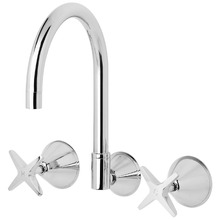 Ivy Swivel Spout Wall Sink Set