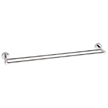 Vivid Double Bar Brass Towel Rail