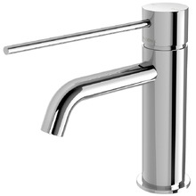Vivid Slimline Curved Extended Lever Basin Mixer