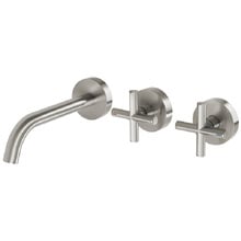 Vivid Slimline 180mm Bath/Basin Wall Tap Set