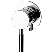 Vivid Chrome Wall Mounted Bath Mixer