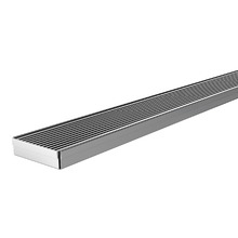 Phoenix Flat HG 75mm Stainless Steel Linear Shower Grate with 45mm Outlet