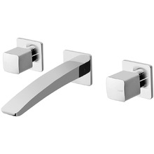Rush Wall Basin Tap Set