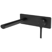 Vivid Slimline Oval Wall Basin Mixer Set