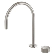 Axia Hob Sink Mixer Set 220mm Gooseneck