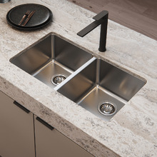 2000 Series 790mm Double Stainless Steel Kitchen Sink