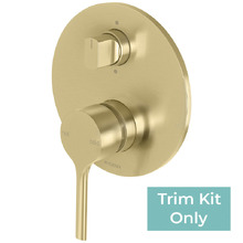 Vivid Slimline Oval Shower/Bath Wall Mixer with Diverter Trim Kit Only