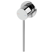 Accessible Vivid Slimline Extended Lever Shower/Bath Wall Mixer