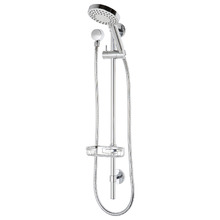 Vivid Premium Chrome Rail Shower With Wire Soap Basket