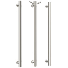 Phoenix 800mm Round Heated Vertical Towel Bars (Set of 3)