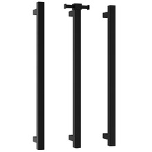 Phoenix 600mm Square Heated Vertical Towel Bars (Set of 3)