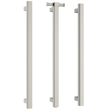 Phoenix 800mm Square Heated Vertical Towel Bars (Set of 3)