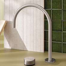 Axia Gooseneck Kitchen Sink Hob Mixer Set