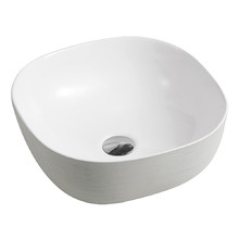 Nueva 410mm  Soft Square Counter Top Ceramic Basin