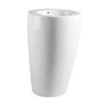 Zento Oval Free-Standing Ceramic Basin
