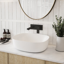 Evea Round-Edge Rectangular Ceramic Basin